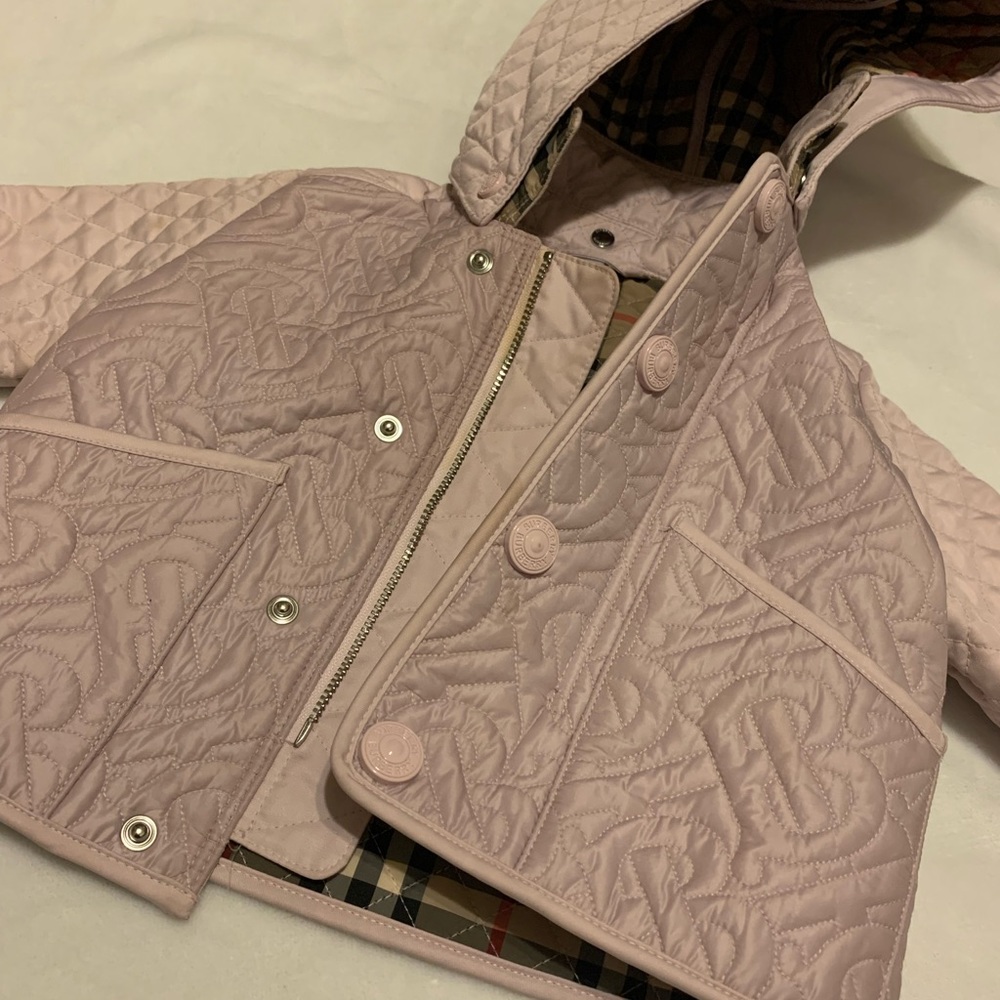 Baby's Girl's Giaden Quilted Monogram Jacket